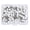 White positioning pi, variant on LAIQIEN Push Pins Thumb Tacks for Cork Board Wall Hangings, Beads Head Map Pin Heart Pin