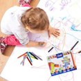 thumbnail image 1 of ¡Aprovecha!, Lápiz de cera de plástico para manos sucias de niños, 12 colores, 18 colores, 24 colores, 36 colores, para pintar al óleo en barra para jardín de infantes Akmoler, 1 of 8