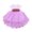 Purple, variant on Toddler Girls Princess Dress Summer Girls Cap Short Sleeve Gauze Dress, 1-3 Years Girls