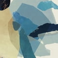 thumbnail image 2 of PI Studio 20x20 White Modern Wood Framed Museum Art Print Titled - Blue Tissue Paper I, 2 of 4
