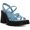 Blue Leather, variant on Steve Madden Womens Kalani Leather Strappy Platform Sandals