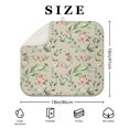 thumbnail image 2 of Microfibre Drying Mat for Kitchen Pink and White Gouache Floral Pattern Dish Drying Drainer Mat Absorbent Pioneer Drying Mat Washing Up for Glass, Plate & Cup 16inch X 18inch, 2 of 6