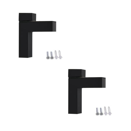 

WOXINDA Lot Adjustable Glass Wood Shelves Shelf Holder Bracket Support Wall Mount 2PCS