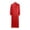Red, variant on Honeeladyy Men Solid Halloween Coat Stand Collar Long-sleeved Button Robe Coat sleeved Button Robe Coat K