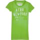 thumbnail image 1 of Aeropostale Camiseta gráfica Aeroince 87 para mujer, verde, mediana, 1 of 1