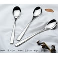 thumbnail image 2 of PTOOTP 6Ud Cucharas De Acero Inoxidable Plateadas Para Sopa Café Y Postres Fáciles De Limpiar, 2 of 8