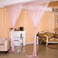 thumbnail image 3 of String Curtains Glitter Fringe Curtain Door Window String Curtain Wedding Living Room Bathroom Coffee Shop Restaurant Divider Strip Tassel Curtains, 3 of 5