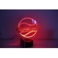 thumbnail image 5 of Kansas City American Baseball Sports Fan Team Sports Themed Ball Lamp Night Light LED Personalized Free Name Room Man Cave Decor 16 Colors & Remote, Made in America!, 5 of 10