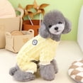 thumbnail image 4 of Mono Kawaii para cachorros pequeños, ropa de invierno cálida de forro polar para gatos, mono para perros con anilla para caminar, pijama para chihuahua y schnauzer., 4 of 5