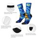 thumbnail image 4 of Balery Whimsical Sunflowers Night Sky Calcetas Largas con Estampado para Hombre y Mujer – Suaves y Transpirables, Talla Única (US 5-11), 4 of 6