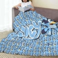 thumbnail image 3 of Lsque Bluey Pattern Fuzzy Fleece Throw Blanket Extra Large,Super Soft,Fluffy and Warm Blankets for Couch,Bed,All Season Use (40"x30"), 3 of 7
