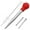 Red, variant on Naierhg Turkey Baster with Silicone Suction Bulb Includes 2 Detachable Needles Cleaning Brush Stainless Steel Turkey Oil Dropper Flavor Needle