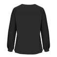 thumbnail image 5 of Uootdi Womens Hollow Out Sweater Womens Cute Crochet Knit Long Gift Sleeve Tops Fall Crewneck Lightweight Ribbed Pullover, 5 of 7