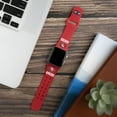 thumbnail image 3 of Scarlet San Francisco 49ers Silicone Apple Watch Band, 3 of 3