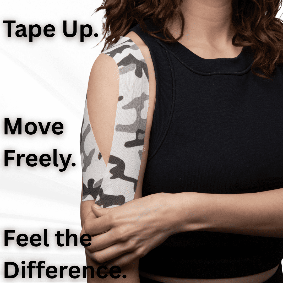 KSdd Fitness Kit - Fabric Resistance Band, Kinesiology Tape (2 Rolls), Jump Rope, and Carrying Bag