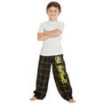 thumbnail image 2 of Intimo Harry Potter Boys' Hogwarts Houses Plaid Lounge Sleep Pajama Pants - Gryffindor Slytherin Hufflepuff Ravenclaw, 2 of 6