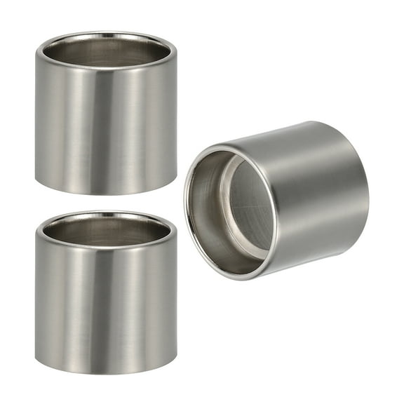 Uxcell Light Socket Shade Ring, 50 mm Metal Hanging Lamp Holder Parts, Nickel 3Pcs