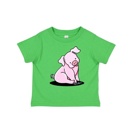 

Inktastic Sitting Pig Gift Toddler Boy or Toddler Girl T-Shirt
