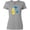 Athletic Heather, variant on Inktastic Down Syndrome Awareness with Handprints and Hearts Blue and Yellow Women's T-Shirt
