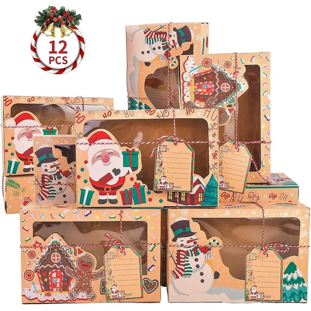 Tarjetas de etiquetas para hornear, embalaje de caja de chocolate
