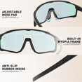thumbnail image 3 of KAPVOE Photochromic Cycling Glasses MTB Sports Transition Triathlon Running Men Women Clear Mountain Bike Sunglasses, 3 of 6