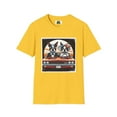 thumbnail image 6 of Funny Boston Terrier Unisex T-Shirt - Wacky Married Couple In Car Design, 6 of 10