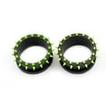 thumbnail image 1 of Bouchons de Tunnels en Silicone avec Pointes en Silicone Double Évasée Ensemble de 2, 1 of 4