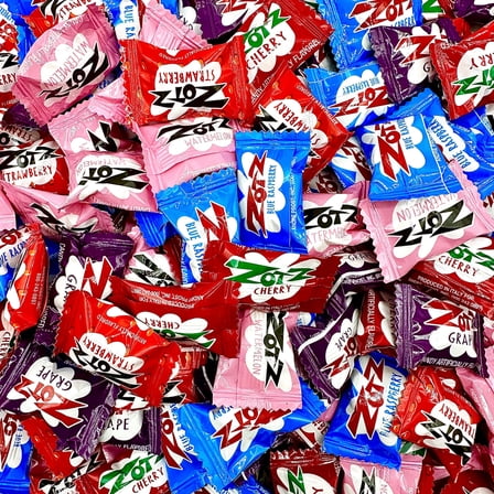 Zotz Fizzy Candy Variety Pack Assorted Flavors 135 Count 1.5 Pounds