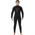 thumbnail image 1 of DIVE SAIL Traje de buceo 5MM Neopreno de manga larga Pantalones largos Traje de neopreno Anti-látigo Artesanía exquisita Sensación de cuerpo fresco para el invierno masculino negro L Methold OD019364-03, 1 of 6
