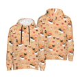 thumbnail image 4 of Zufioo Funny Sushi Design Fleece Comfortable Hoodie for Mens,Sweatshirt for Men,Pullover Hooded Sweatshirt for Men -Medium, 4 of 5