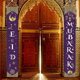 thumbnail image 3 of Letrero colgante para porche de Eid Mubarak, pancarta de Ramadán, decoración para fiesta de Eid estilo 2, 3 of 7