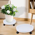 thumbnail image 3 of Heavy Duty Plant Caddy with Wheels, Universal Rolling Plant Stand Tray with 360 Degree Swivel Casters and Locks, Non-slip Base for Large Potted Plants Indoor Outdoor Use for Easy Moving and, 3 of 6