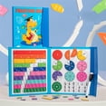 thumbnail image 1 of Fiudx Juego de Fracciones Magnéticas, Herramienta Interactiva de Aprendizaje de Fracciones, Demostrador Visual de Descomposición, Ayuda para Sumar y Restar, para Uso En Casa y En La Escuela, Regalo p, 1 of 6