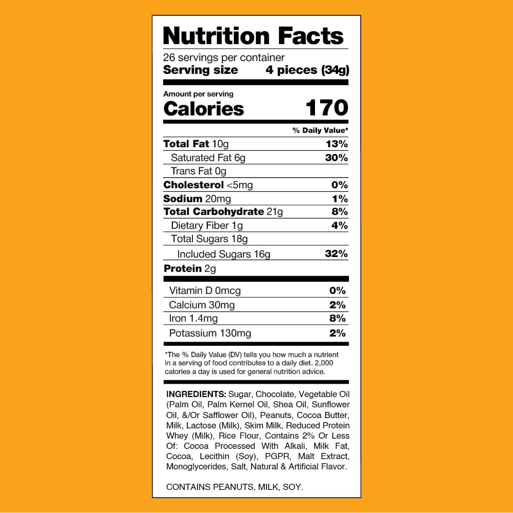 HERSHEY'S Miniatures Chocolate Candy Bars Assortment - Bulk Pack, 2 Pounds