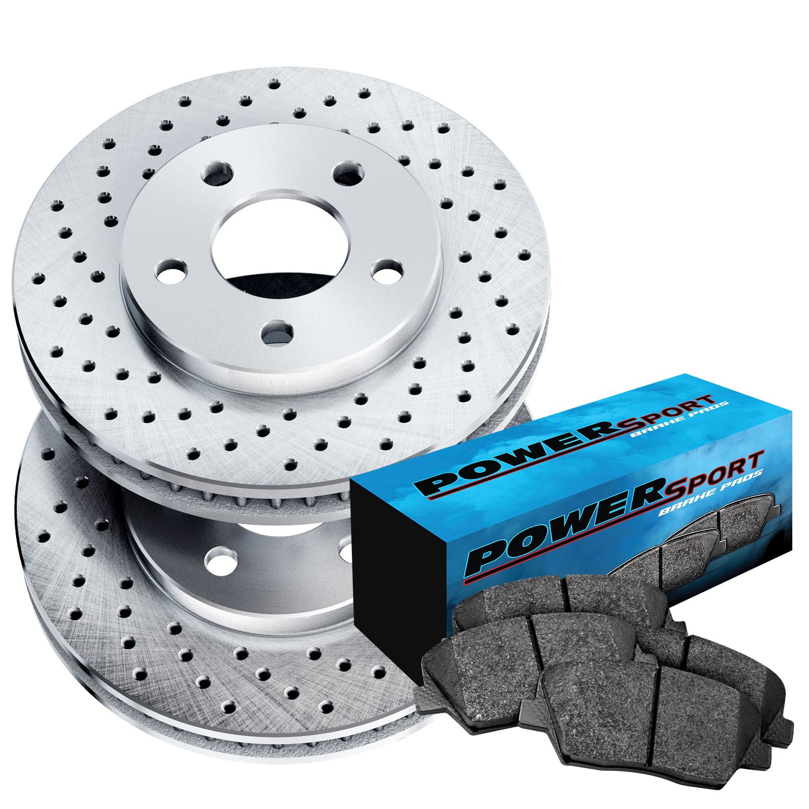 Front Drilled Slotted Brake Rotors & Ceramic Pads For Lexus GS300 IS300 SC430