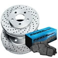 thumbnail image 1 of PowerSport Rear Brakes and Rotors Kit |Rear Brake Pads| Brake Rotors and Pads| Semi Metallic Brake Pads and Rotors |fits 2009-2014 Mini Cooper, 1 of 7