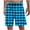 Light Blue, variant on SOOMLON Men Pajama Shorts Big and Tall Drawstring Beach Shorts Comfywear Plaid Print Loungewear Casual Summer Bottoms