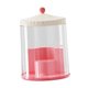 thumbnail image 3 of Expositor de muñecas transparente a prueba de polvo para coleccionables, modelo de casa de muñecas Rosa, 3 of 9