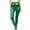 Green, variant on Women's Wide Leg Pants Metallic Leggings Shiny With Shiny Leggings In Wet Look For Party Dance Disco Costume With Pocket Casual High Waisted Straight Trousers Pants Purple M