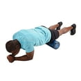 thumbnail image 2 of Athletic Works High-Density Foam Roller, 13 in, Blue/Black, 2 of 5