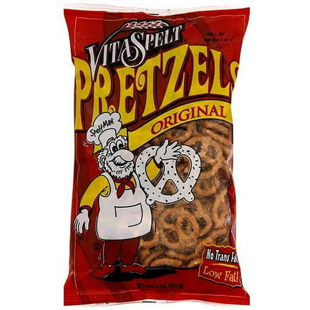 Vita Spelt Original Pretzels, 8 oz (Pack of 6)