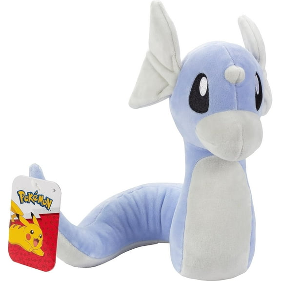 Pokemon 8" Dratini Plush - Officially Licensed - Scarlet & Violet Dragonair Evolution - Soft Stuffed Animal Toy - Gift for Kids, Boys & Girls & Fans of Pokemon