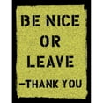 thumbnail image 2 of CafePress - Be Nice Or Leave Mug - 11 oz Ceramic Mug - Novelty Coffee Tea Cup, 2 of 4