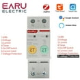 thumbnail image 2 of 2P TUYA APP Zigb ee Smart Energy Power Consumption kWh Meter Circuit Breaker, 2 of 4