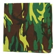 thumbnail image 3 of 12Pcs Bandanas 100% Cotton Double Sided Paisley Print Head Wrap Scarf Headband Camo Woodland, 3 of 5