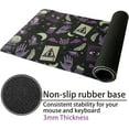 thumbnail image 6 of Goth Mouse Pad XL, Gothic Extended Large Gaming Mouse Pad, Black Purple Witch Mouse Pad Mousepad, Kawaii Long Big Mouse Mat, Spooky Halloween Witch Goth Desk Accessories Stuff Decor, 31.5 X 11.8 Inch, 6 of 6