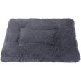 thumbnail image 1 of Machine Washable Double Sided Dog Bed Blanket, Reversible Pet Mat (M 78/54 cm, Dark Gray), 1 of 5