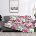 thumbnail image 2 of Yiaed Orchids Flowers Print Blanket Throw Blanket Soft Cozy Flannel Blanket for Home Bed Sofa Couch Chair-40"x30", 2 of 6