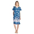 thumbnail image 5 of Casual Nights Women's Short Sleeve Muumuu Lounger Dress, 5 of 5