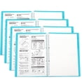 thumbnail image 3 of KOKUYO Campus B5 Slide Binder Notebook with 5 Tab Dividers, PP Cover, 26 Hole, 100 Sheets Capacity, Light Blue, Japan Import, 3 of 5